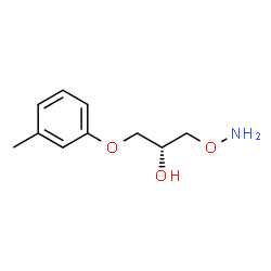 2-Propanol,1-(aminooxy)-3-(3-methylphenoxy)-,(2R)-(9CI)结构式