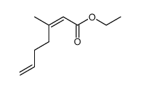 (Z)-ethyl 3-methylhelpt-2-enoate Structure