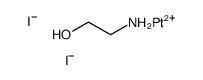 2-aminoethanol,platinum(2+),diiodide Structure