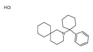2-(1-phenylcyclohexyl)-2-azaspiro[5.5]undecane,hydrochloride结构式
