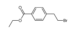 ethyl 4-(2-bromoethyl)benzoate结构式