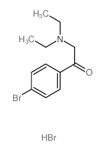 1-(4-bromophenyl)-2-diethylamino-ethanone Structure