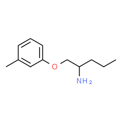 2-Pentanamine,1-(3-methylphenoxy)-(9CI) structure