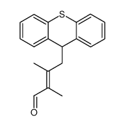 (E)-2,3-Dimethyl-4-(9'-thioxanthenyl)-2-butenal结构式