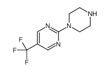 2-piperazin-1-yl-5-(trifluoromethyl)pyrimidine structure