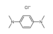 N,N,N''N''-TETRAMETHYL-1,4-PHENYLENEDIAMINE HYDROCHLORIDE structure