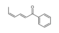 (2E,4E)-1-phenylhexa-2,4-dien-1-one结构式