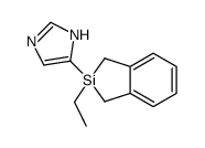 1H-Imidazole,4-(2-ethyl-2,3-dihydro-1H-2-silainden-2-yl)-(9CI)结构式