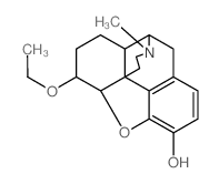 Morphinan-3-ol, 4,5-epoxy-6-ethoxy-17-methyl-, (5alpha,6alpha)- (9CI) structure