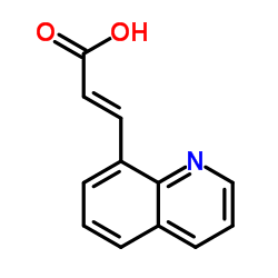 (2E)-3-quinolin-8-ylacrylic acid Structure