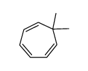 7,7-dimethyl-1,3,5-cycloheptatriene Structure