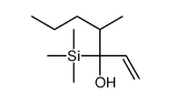 4-methyl-3-trimethylsilylhept-1-en-3-ol Structure