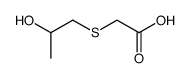 (2-hydroxy-propylsulfanyl)-acetic acid Structure