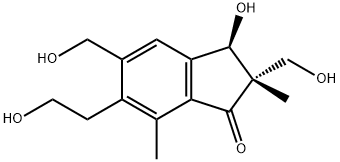 (2S)-2,3-Dihydro-3α-hydroxy-6-(2-hydroxyethyl)-2β,5-bis(hydroxymethyl)-2,7-dimethyl-1H-inden-1-one picture
