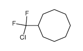 (chlorodifluoromethyl)cyclooctane Structure