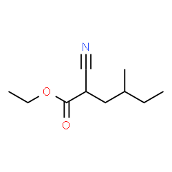 2-Cyano-4-Methylhexanoic Acid Ethyl Ester structure