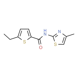 2-Thiophenecarboxamide,5-ethyl-N-(4-methyl-2-thiazolyl)-(9CI)结构式