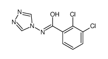 Benzamide, 2,3-dichloro-N-4H-1,2,4-triazol-4-yl- (9CI) structure
