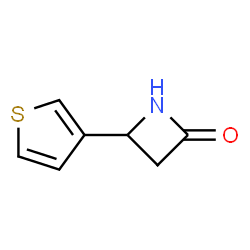 2-Azetidinone,4-(3-thienyl)-(9CI) Structure