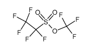 pentafluoroethanesulfonate de trifluoromethyle Structure