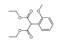o-methoxyphenyl malonic acid diethyl ester Structure
