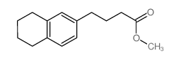 2-Naphthalenebutanoicacid, 5,6,7,8-tetrahydro-, methyl ester结构式