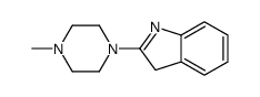 3H-Indole,2-(4-methyl-1-piperazinyl)-(9CI) structure