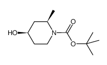 2-Methyl-2-propanyl (2R,4R)-4-hydroxy-2-methyl-1-piperidinecarboxylate picture