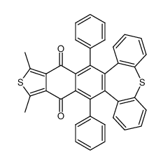 12,14-Dimethyl-10,16-diphenyldibenzo[b,f]thieno[3',4':6,7]naphtho[2,3-d]thiepin-11,15-dion结构式