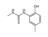 N1-methyl-N2-(2-hydroxy-5-methylphenyl)thiourea Structure
