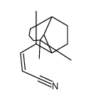 3-(decahydro-4,8,8-trimethyl-1,4-methanoazulen-9-yl)acrylonitrile结构式