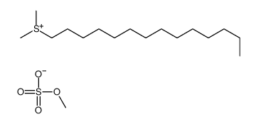 dimethyltetradecylsulphonium methyl sulphate结构式