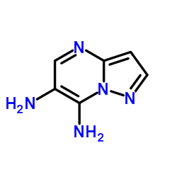 Pyrazolo[1,5-a]pyrimidine-6,7-diamine结构式