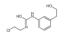 1-(2-chloroethyl)-3-[3-(2-hydroxyethyl)phenyl]urea Structure