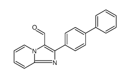 2-BIPHENYL-4-YL-IMIDAZO[1,2-A]PYRIDINE-3-CARBOXALDEHYDE结构式