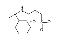 3-[[(1R)-1-cyclohexylethyl]amino]propane-1-sulfonic acid结构式