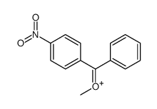 methyl-[(4-nitrophenyl)-phenylmethylidene]oxidanium结构式