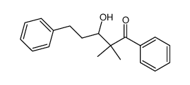 3-hydroxy-2,2-dimethyl-1,5-diphenyl-1-pentanone Structure