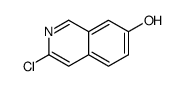 3-chloroisoquinolin-7-ol结构式