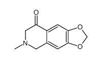 6-methyl-5,7-dihydro-[1,3]dioxolo[4,5-g]isoquinolin-8-one Structure