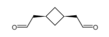 cis-1,3-bis(formylmethyl)cyclobutane Structure