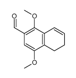 1,4-dimethoxy-5,6-dihydronaphthalene-2-carbaldehyde结构式