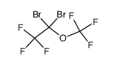 1,1-dibromo-2,2,2-trifluoro-1-(trifluoromethoxy)ethane Structure