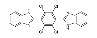 1,4-Bis(benzimidazol-2-yl)-2,3,5,6-tetrachlorobenzene Structure