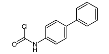 N-(4-phenylphenyl)carbamoyl chloride Structure