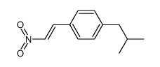 (E)-1-isobutyl-4-(2-nitrovinyl)benzene Structure