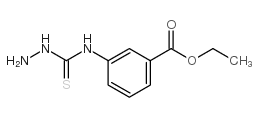 ETHYL 3-[(HYDRAZINOTHIOXOMETHYL)AMINO]BENZOATE结构式