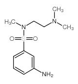 3-AMINO-N-((DIMETHYLAMINO)ETHYL)-N-METHYLBENZENESULFONAMIDE structure