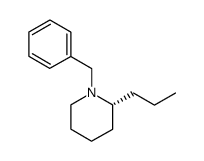 (R)-1-benzyl-2-propylpiperidine Structure