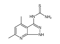 Thiourea, N-(4,6-dimethyl-1H-pyrazolo[3,4-b]pyridin-3-yl)结构式